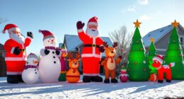 large holiday inflatable decorations