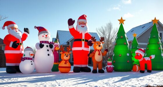 large holiday inflatable decorations