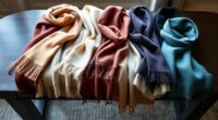 luxurious winter cashmere scarves