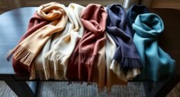 luxurious winter cashmere scarves