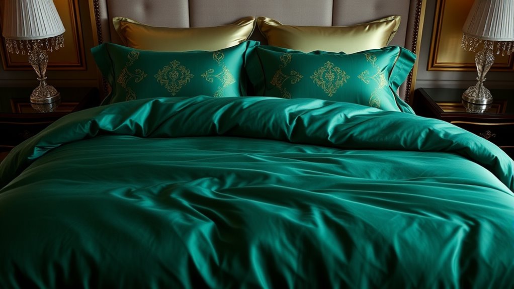 luxury bedding material qualities