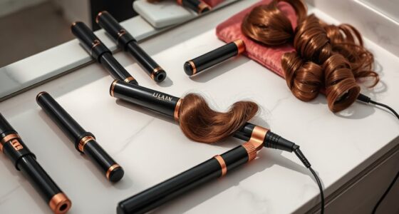 luxury curling iron guide