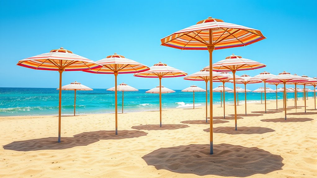 luxury durable beach umbrellas