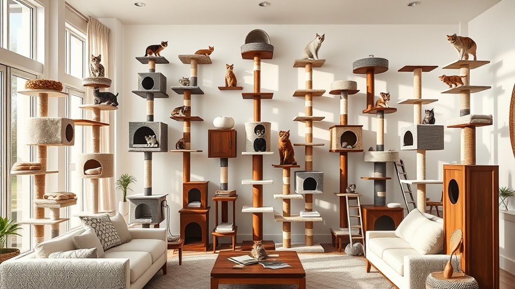 luxury feline play structures