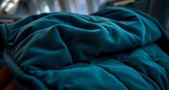 luxury flight blanket options