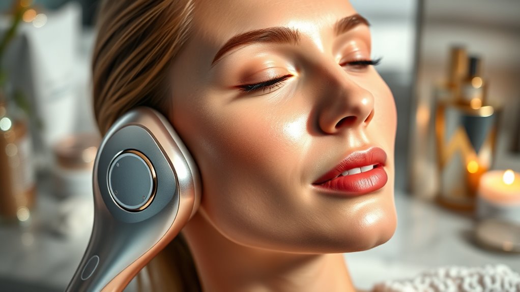 luxury home microcurrent facials