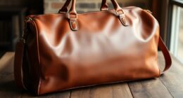 luxury leather weekend bags