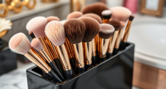 luxury makeup brush collection