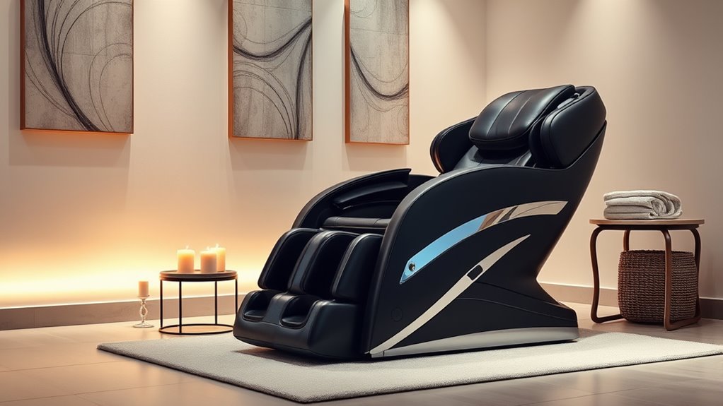 luxury massage chair selections
