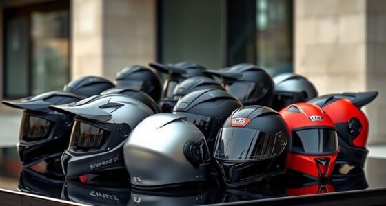 luxury motorcycle helmet selections