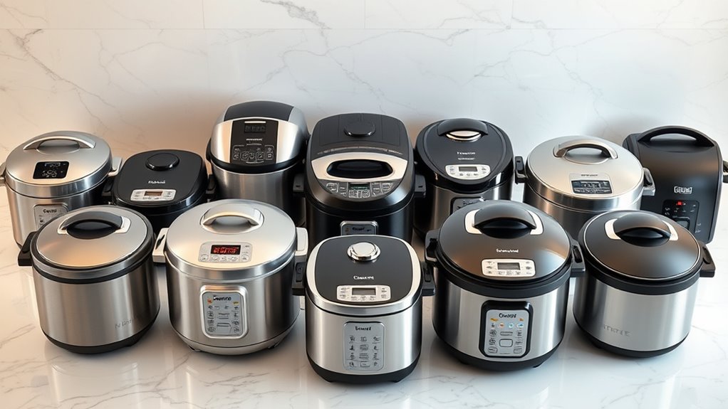 luxury rice cookers comparison