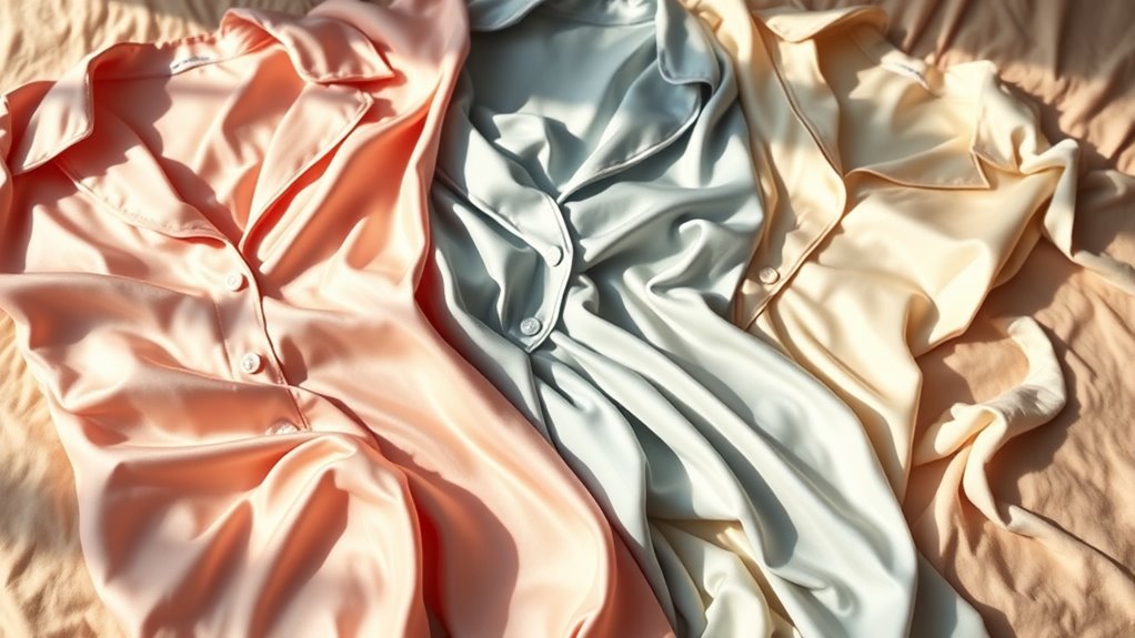 luxury silk pajama sets