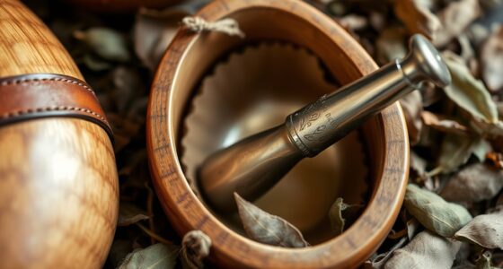 mate drinking equipment and customs