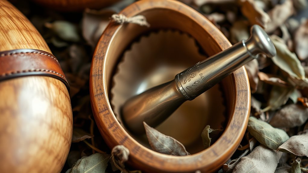 mate drinking equipment and customs