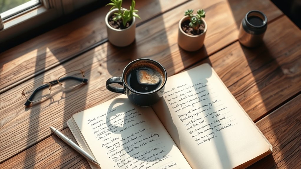 morning coffee journaling ritual