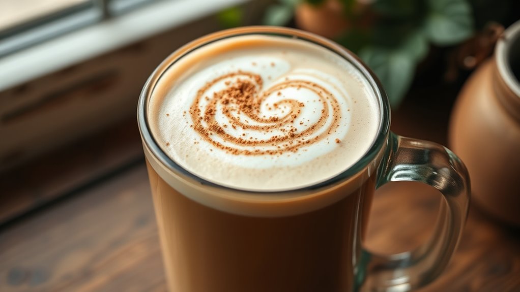 nutritional flavorful maca latte