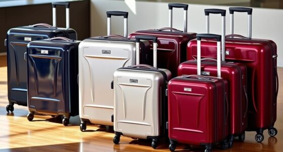 premium expandable suitcase sets