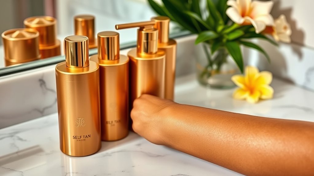 selecting premium self tanning products