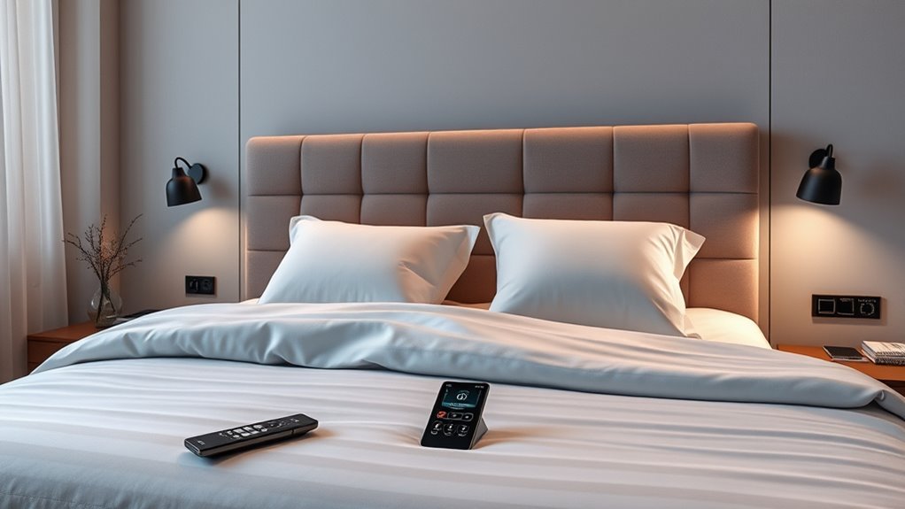smart adjustable bed features