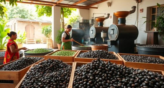 south led coffee processing