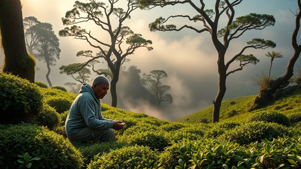 sustainable wild tea harvesting