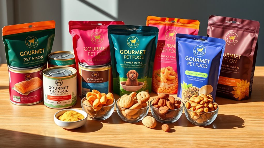 top gourmet pet food brands