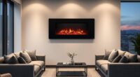 top ventless apartment electric fireplaces
