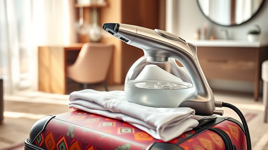 travel friendly garment steamer features