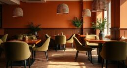 warm brown coffee tones