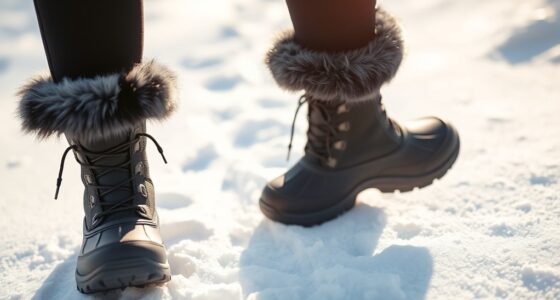 warm waterproof snow boots