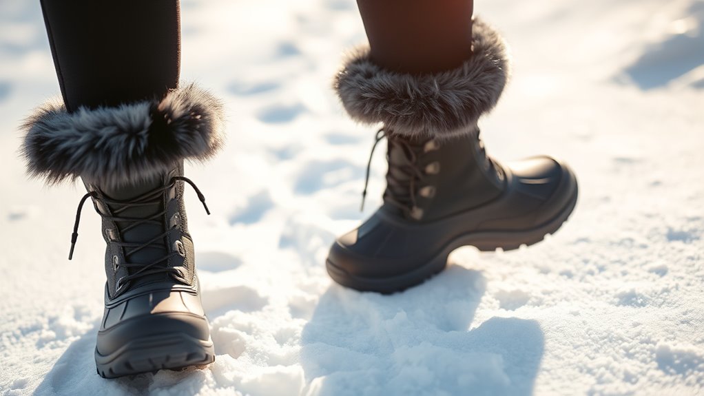 warm waterproof snow boots