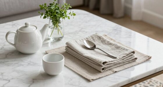 balanced coffee table decor