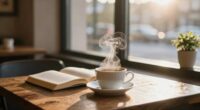 calmness from coffee consumption