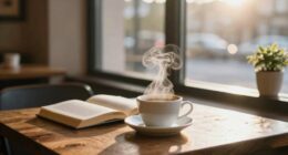 calmness from coffee consumption