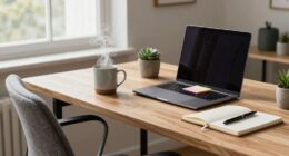 comfortable and functional coffee station