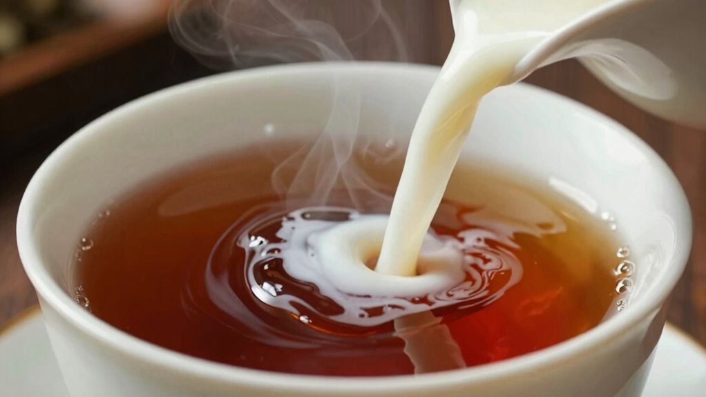 creamy aromatic tea transformation