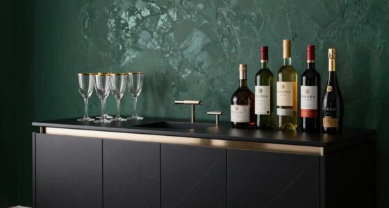 elegant high end beverage furniture
