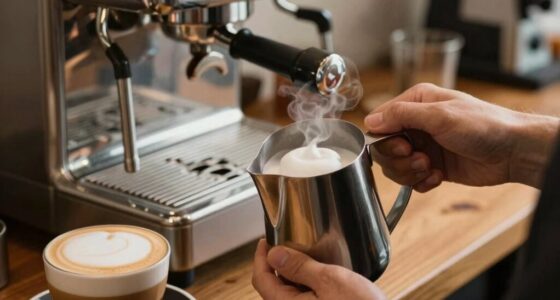 enhancing cappuccino milk frothing