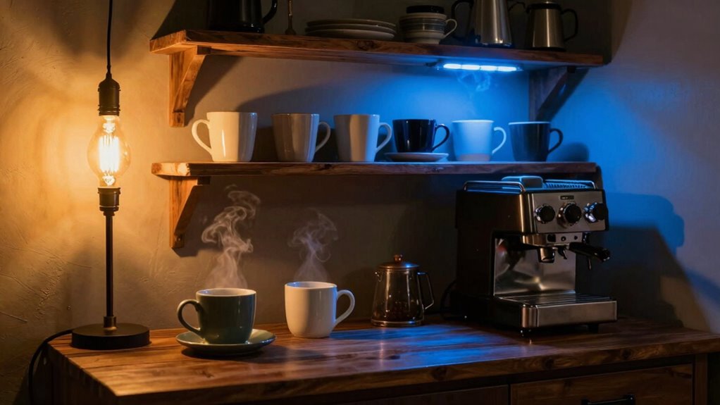 lighting sets cozy ambiance
