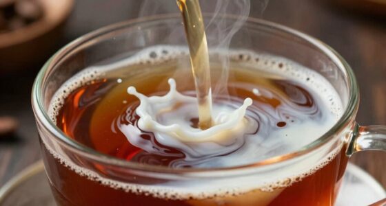 milk alters black tea