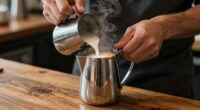 milk pouring precision control