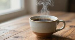 morning calm coffee slow