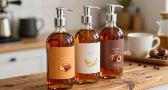 reusable syrup bottle benefits