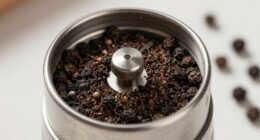 seasoning improves grind uniformity