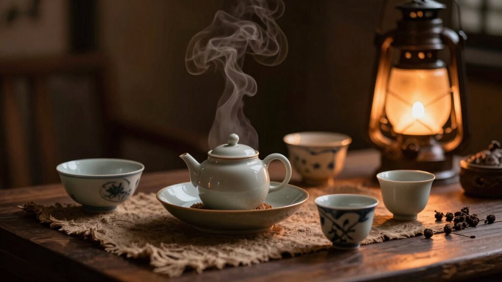 tea ritual promotes evening calm