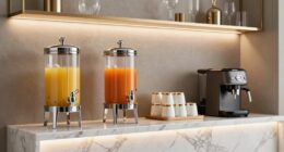 top designer beverage station