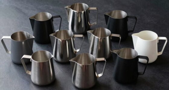 top milk frothing pitchers
