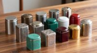 top tea storage tins