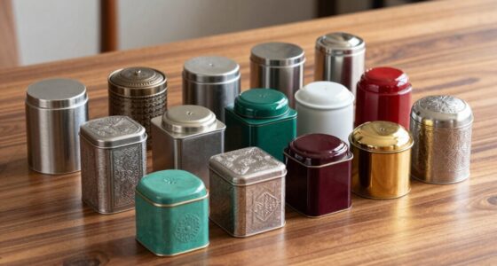 top tea storage tins