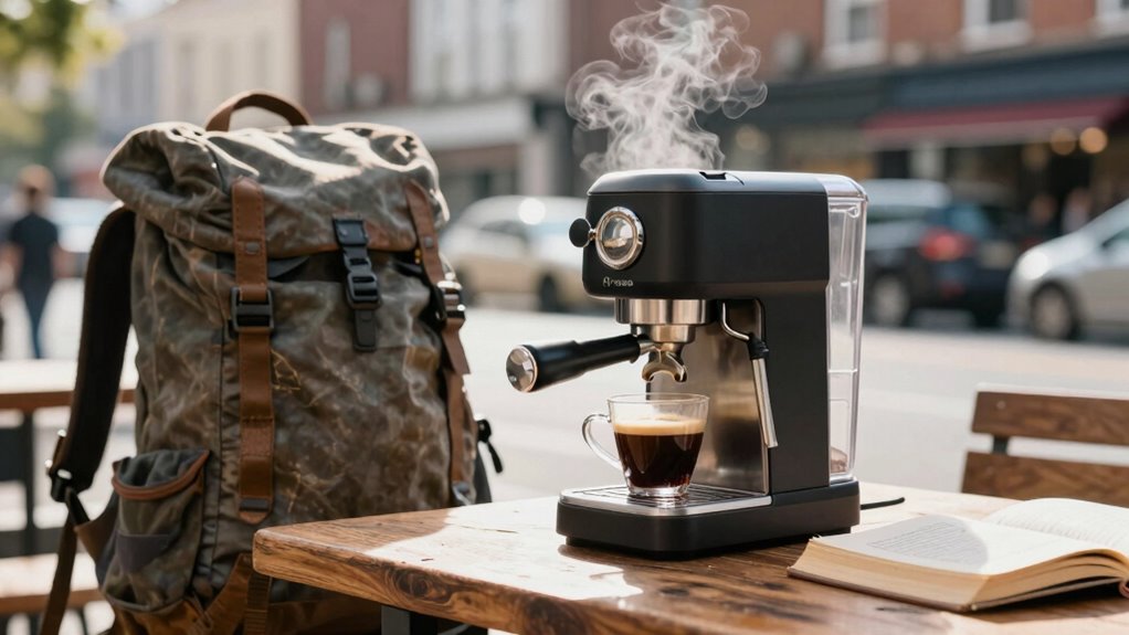 travel friendly coffee brewing